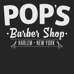 Pops Barber Shop T-Shirt BLACK