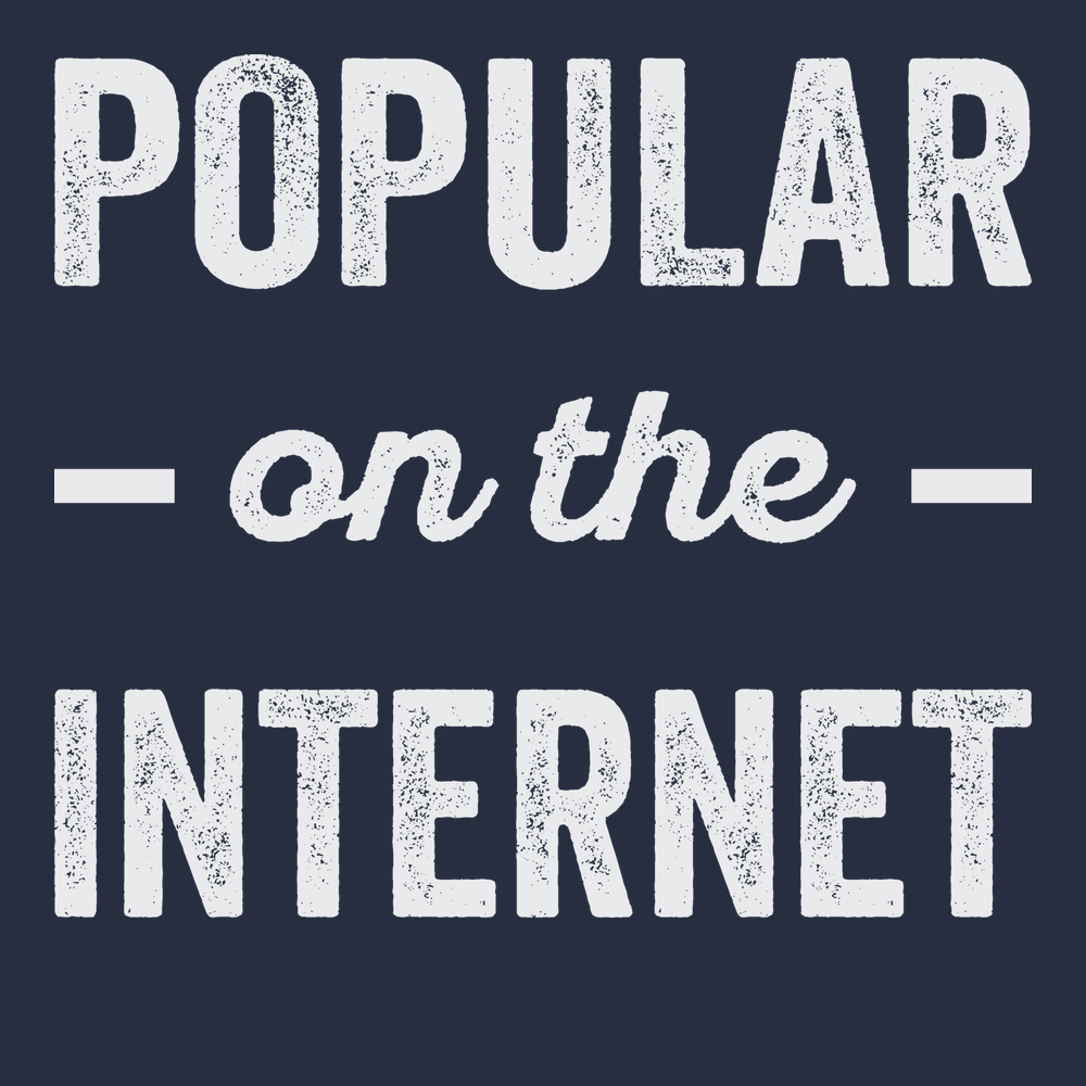 Popular On The Internet T-Shirt NAVY
