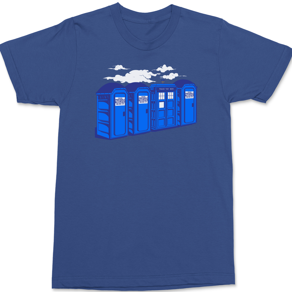Port-a-Tardis T-Shirt BLUE