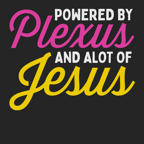 Powered by Plexus and Alot of Jesus T-Shirt BLACK