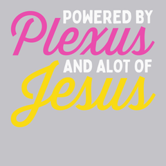 Powered by Plexus and Alot of Jesus T-Shirt SILVER