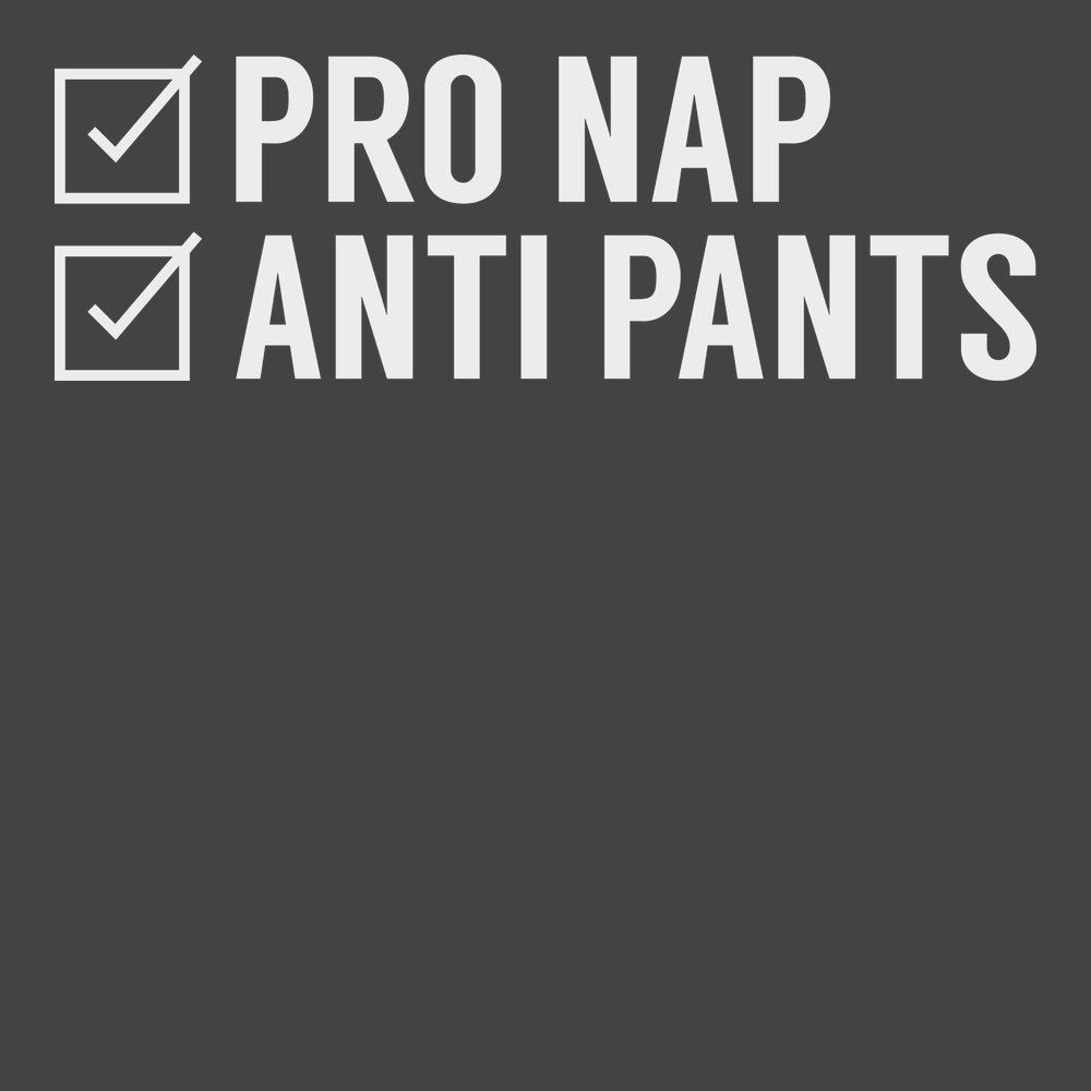 Pro Nap Anti Pants T-Shirt CHARCOAL