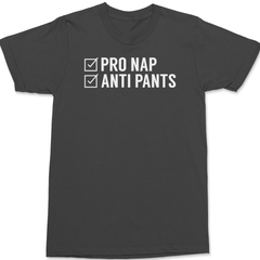 Pro Nap Anti Pants T-Shirt CHARCOAL