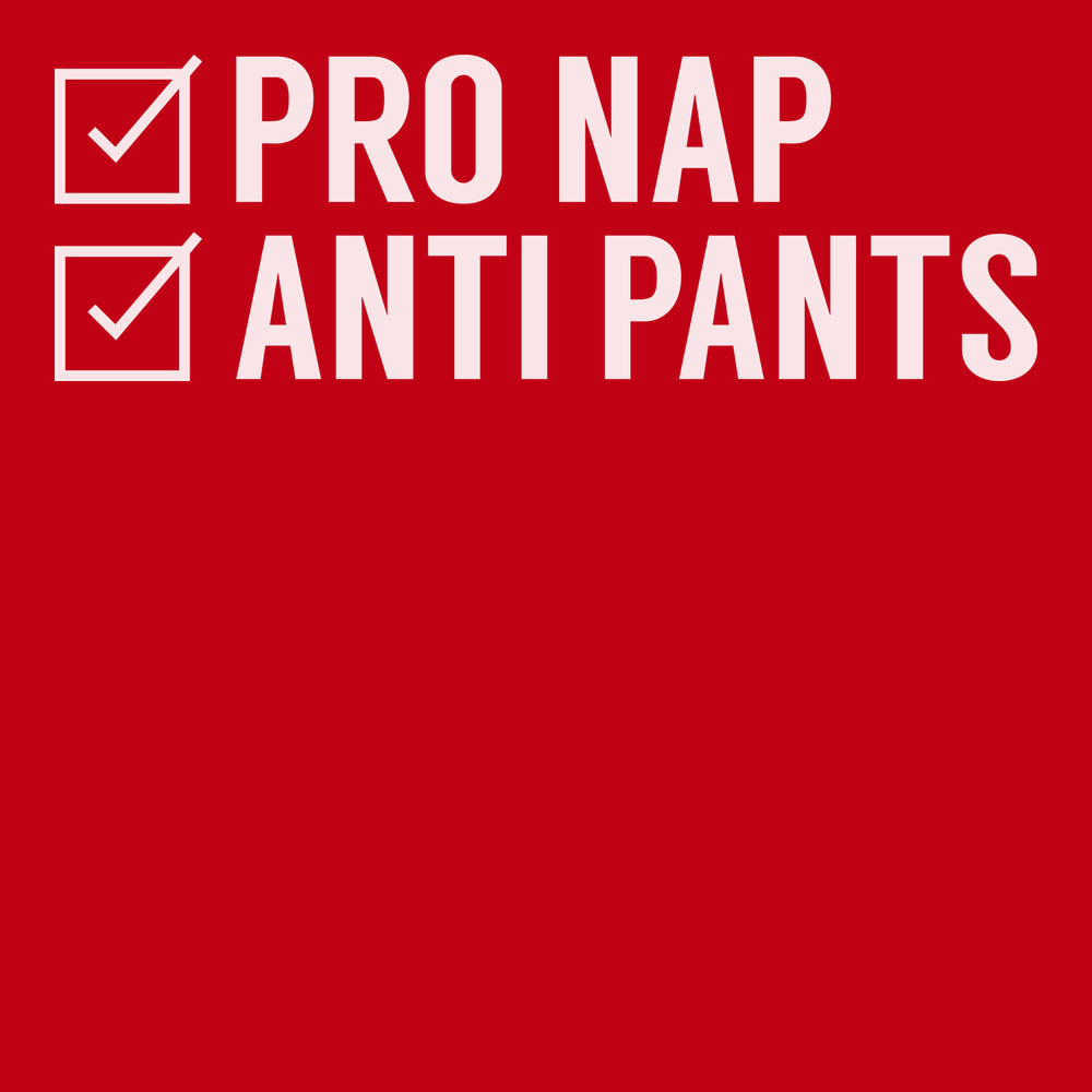 Pro Nap Anti Pants T-Shirt RED