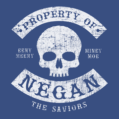 Property of Negan T-Shirt BLUE
