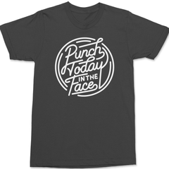 Punch Today In The Face T-Shirt CHARCOAL