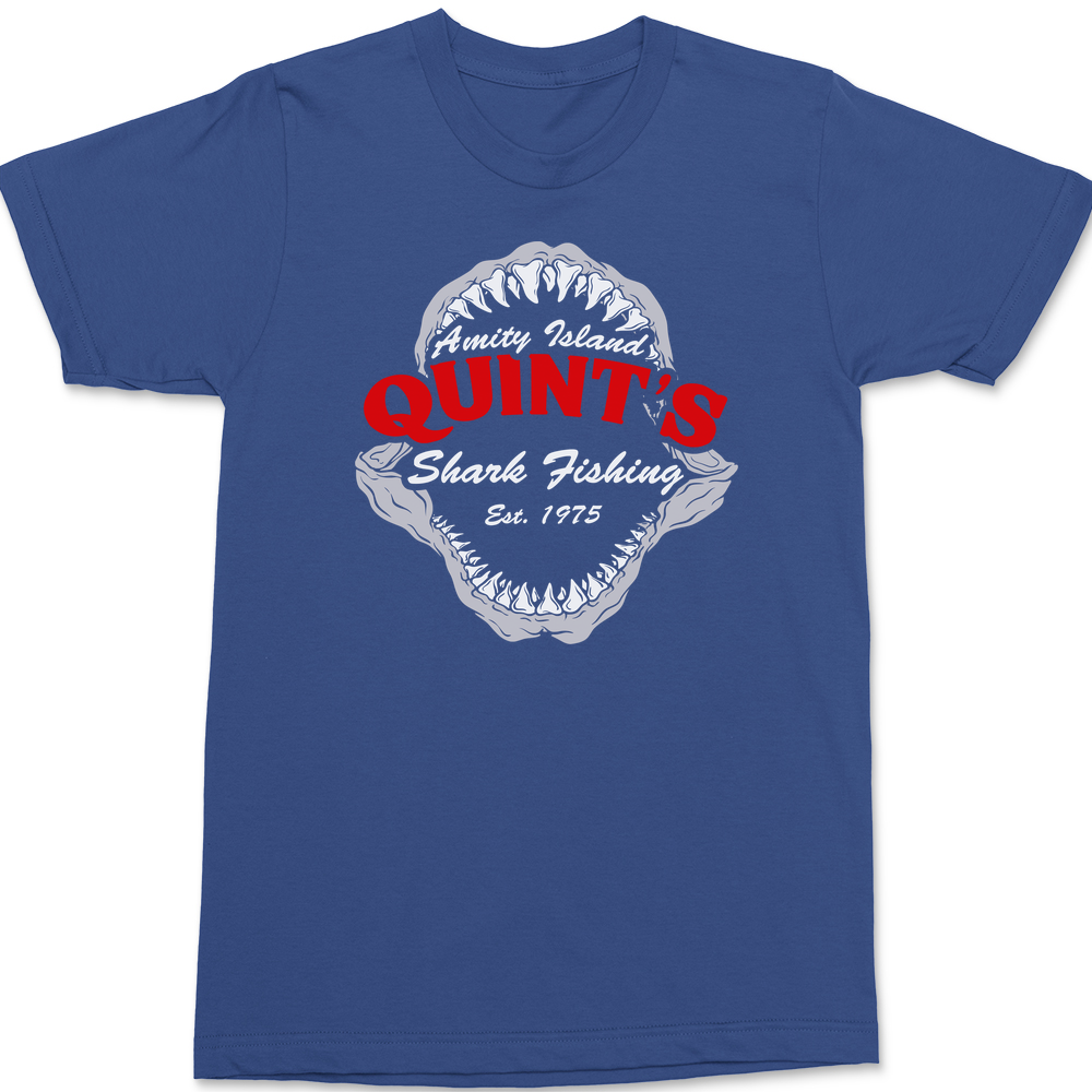 Quint's Shark Fishing Jaws T-shirt Tees 80s - Horror - Jaws - Mens - Movie  – Textual Tees