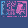 R2D2 Adult Show The Third Leg T-Shirt BLUE