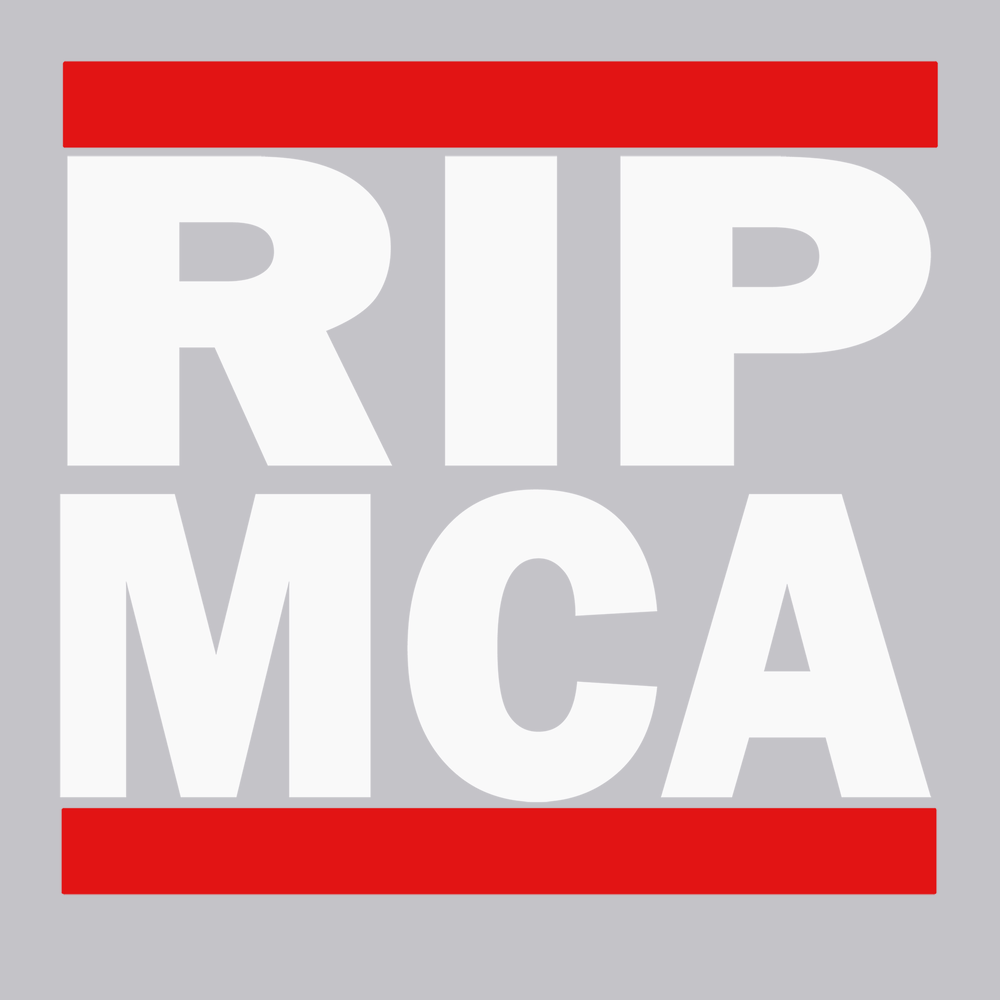 RIP MCA Beastie Boys T-Shirt SILVER