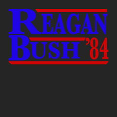Reagan Bush 84 T-Shirt BLACK