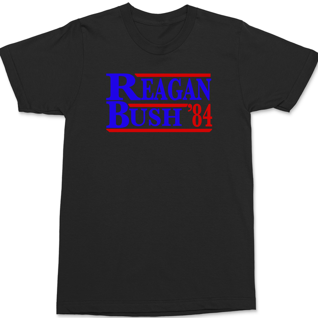 Reagan Bush 84 T-Shirt BLACK