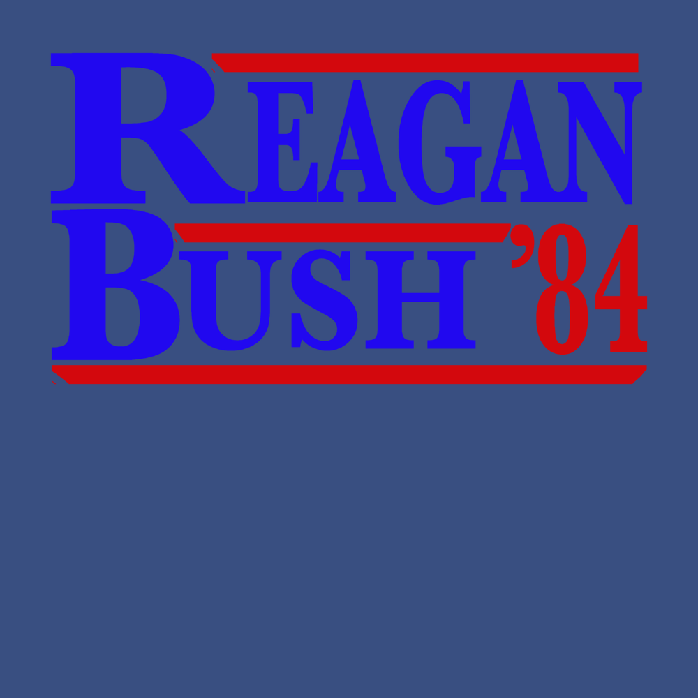 Reagan Bush 84 T-Shirt BLUE