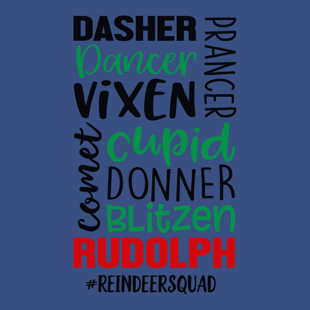 Reindeer Squad T-Shirt BLUE