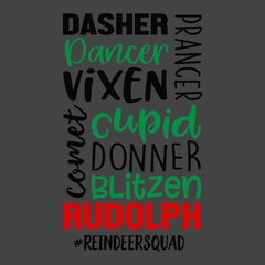 Reindeer Squad T-Shirt CHARCOAL