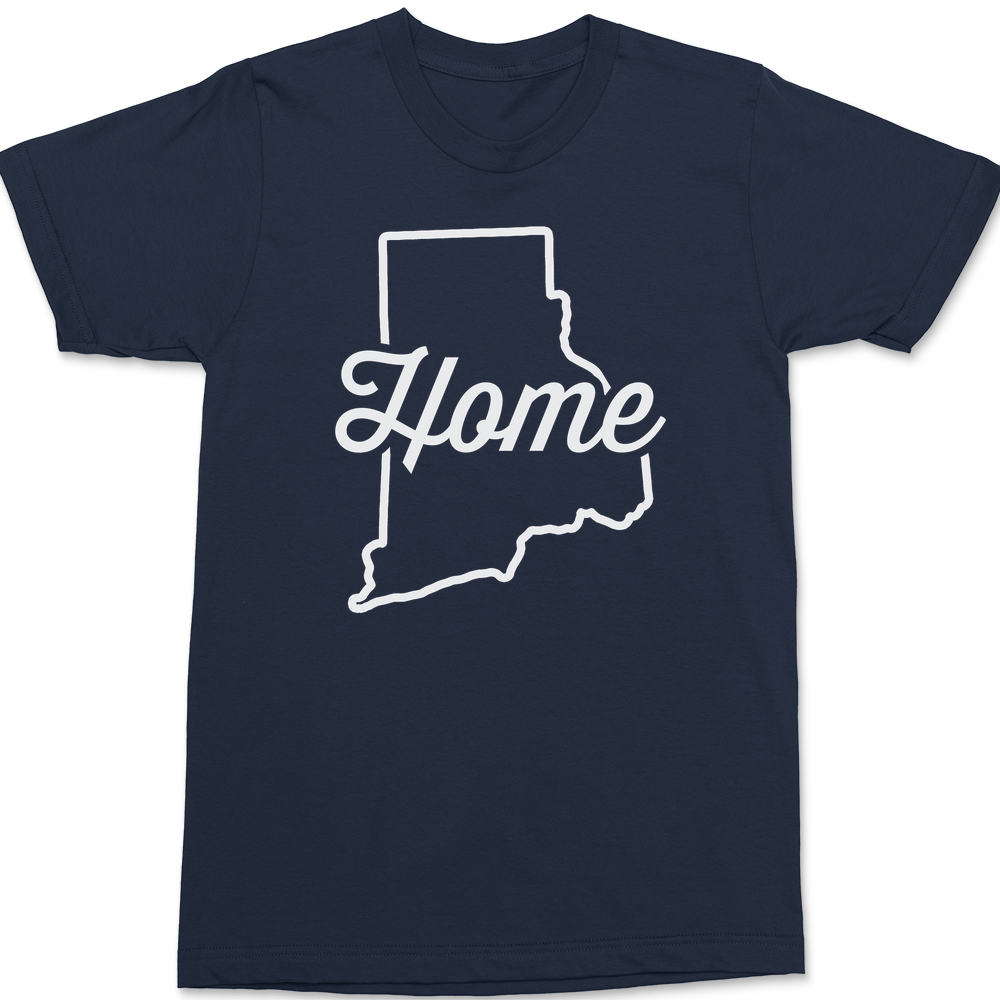 Rhode Island Home T-Shirt NAVY