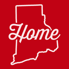 Rhode Island Home T-Shirt RED