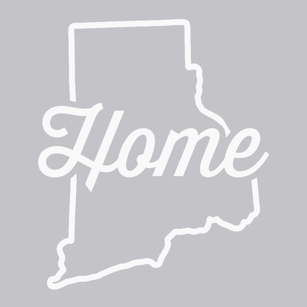 Rhode Island Home T-Shirt SILVER