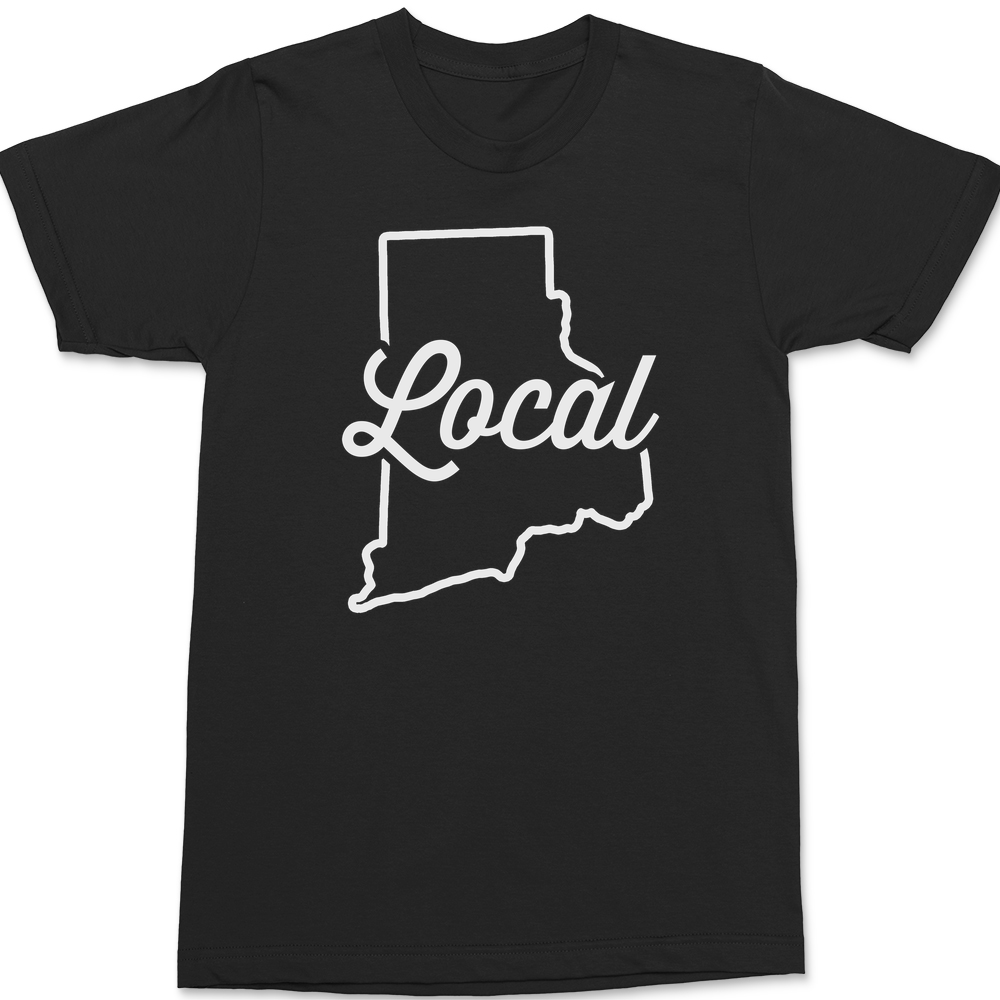 Rhode Island Local T-Shirt BLACK