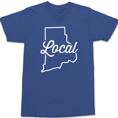 Rhode Island Local T-Shirt BLUE