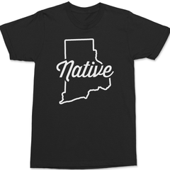 Rhode Island Native T-Shirt BLACK