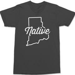 Rhode Island Native T-Shirt CHARCOAL