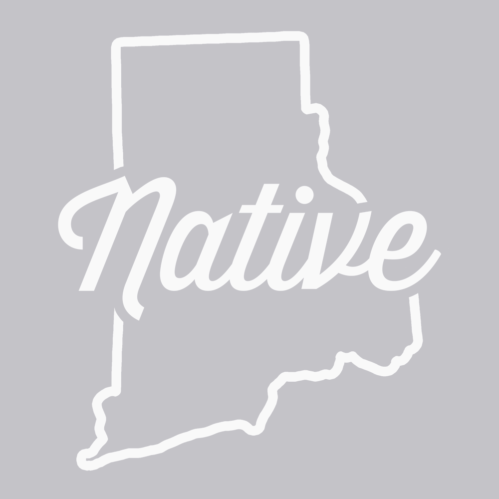 Rhode Island Native T-Shirt SILVER