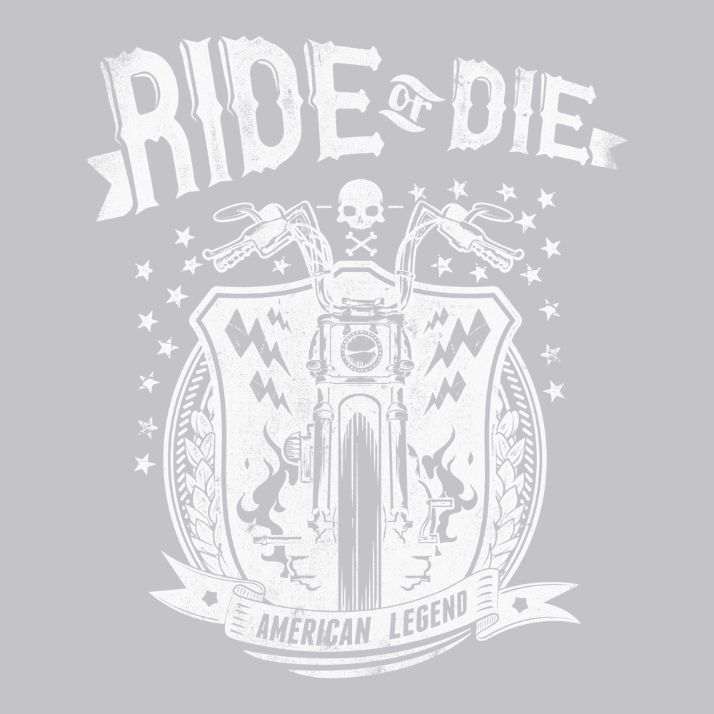 Ride or Die T-Shirt SILVER