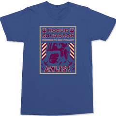 Rogue Squadron Fighting To End Tyranny T-Shirt BLUE
