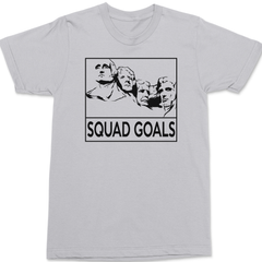 Rushmore Squad Goals T-Shirt SILVER