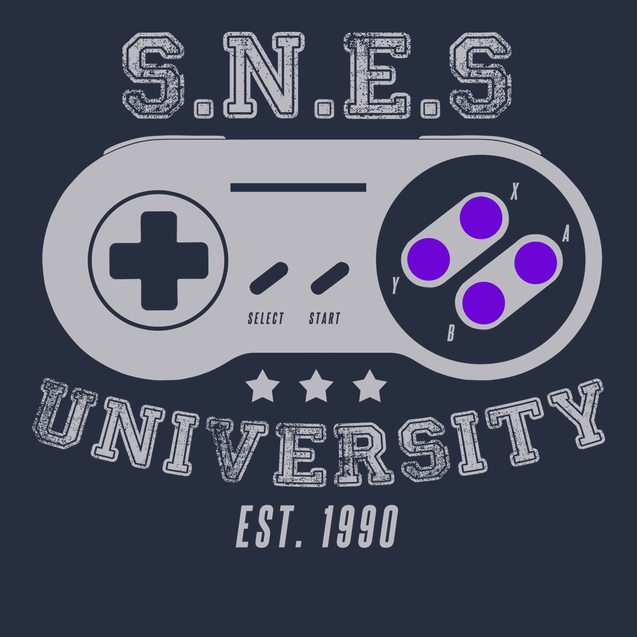 SNES University T-Shirt NAVY