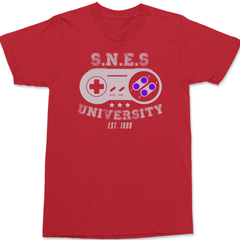 SNES University T-Shirt RED