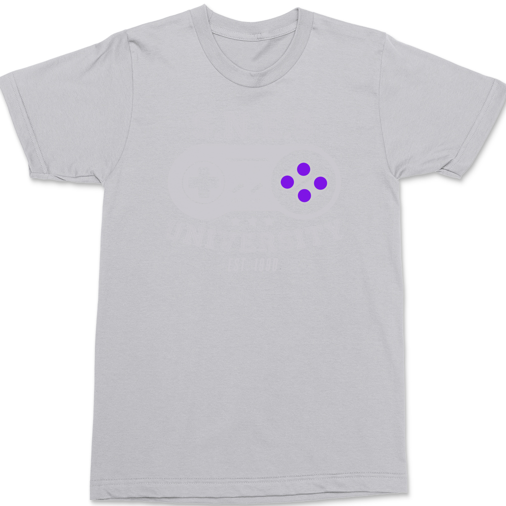 SNES University T-Shirt SILVER