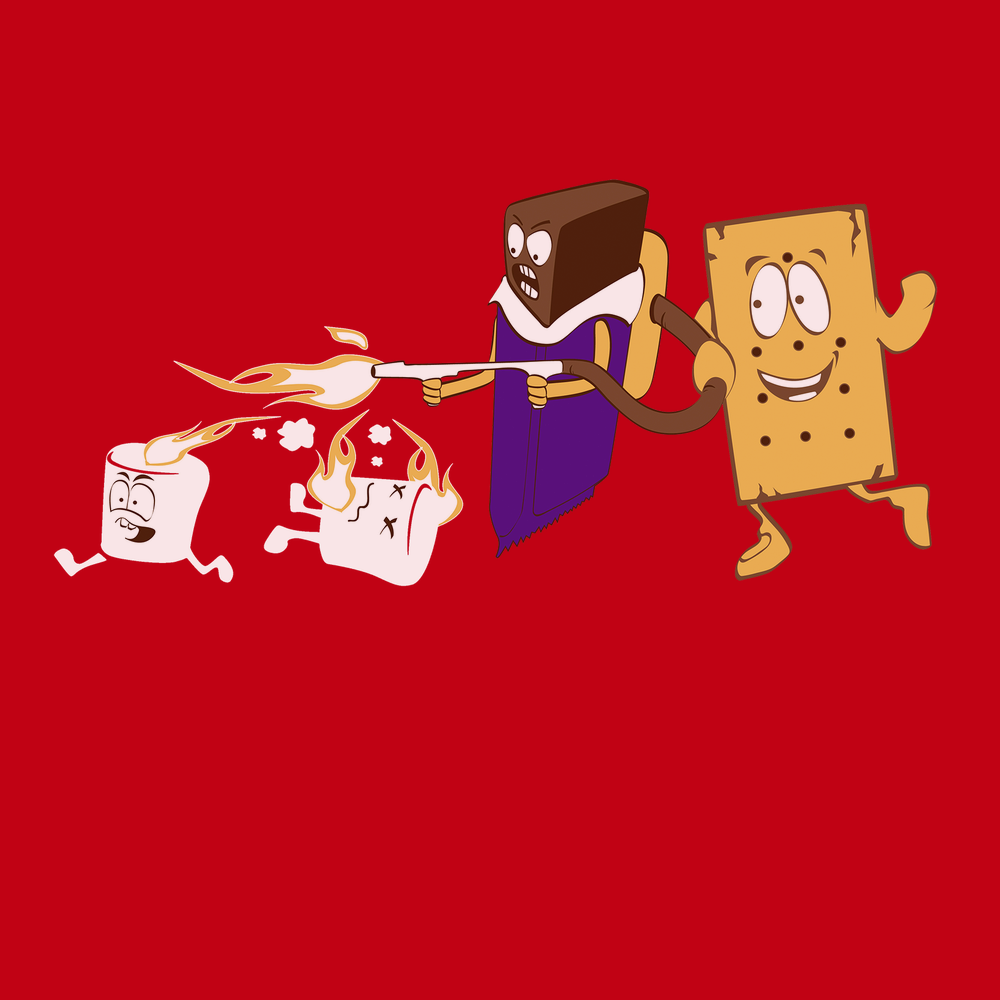 S'mores Wars T-Shirt RED
