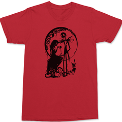 Sally and Jack Skellington T-Shirt RED