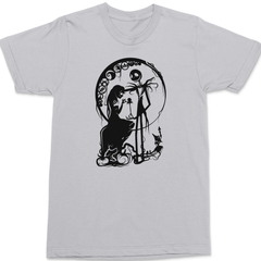Sally and Jack Skellington T-Shirt SILVER