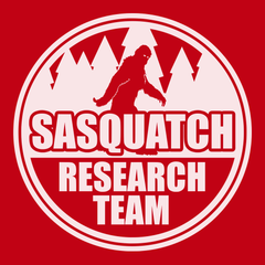 Sasquatch Research Team T-Shirt RED