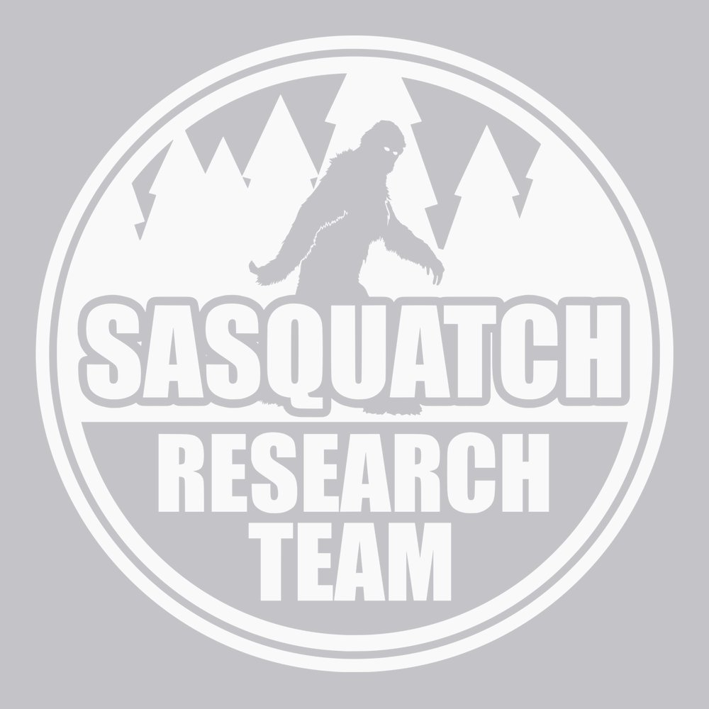 Sasquatch Research Team T-Shirt SILVER