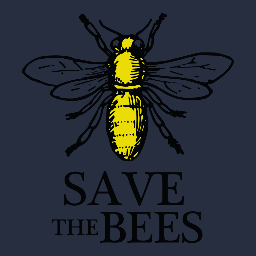 Save The Bees T-Shirt NAVY