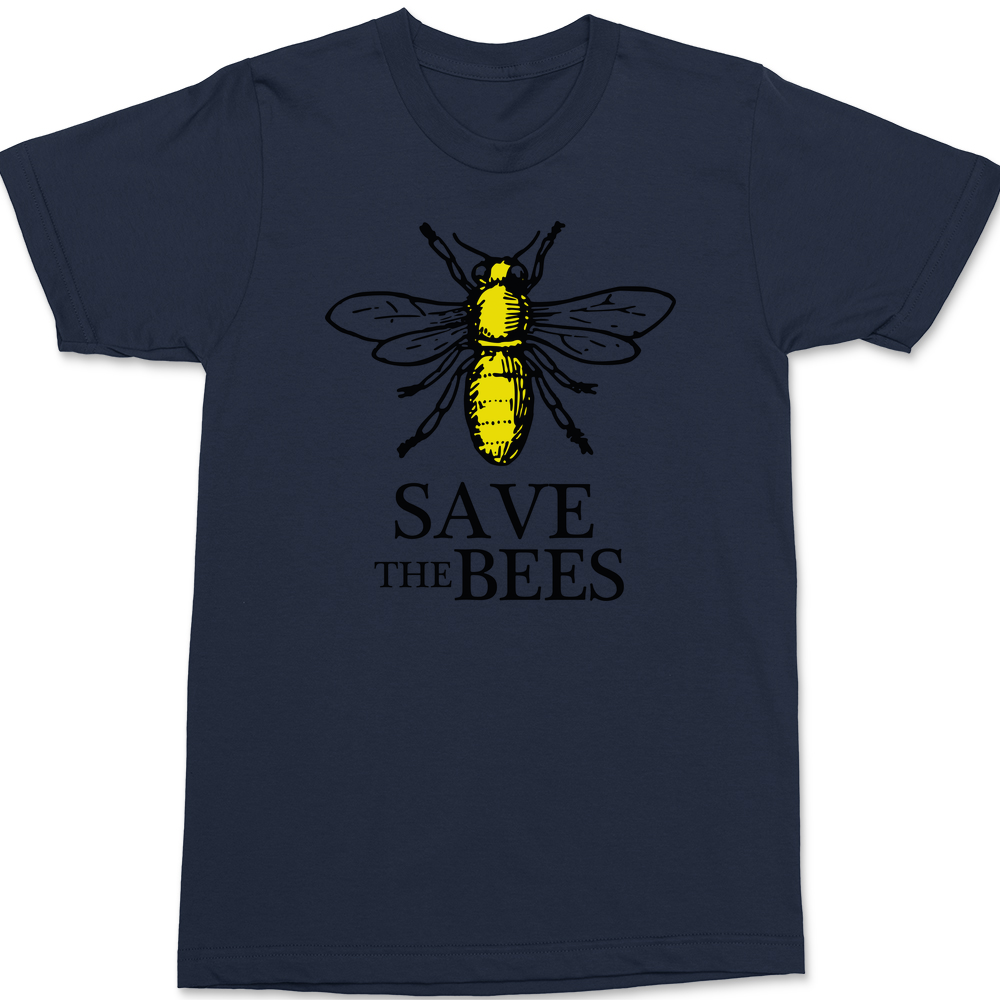 Save The Bees T-Shirt NAVY