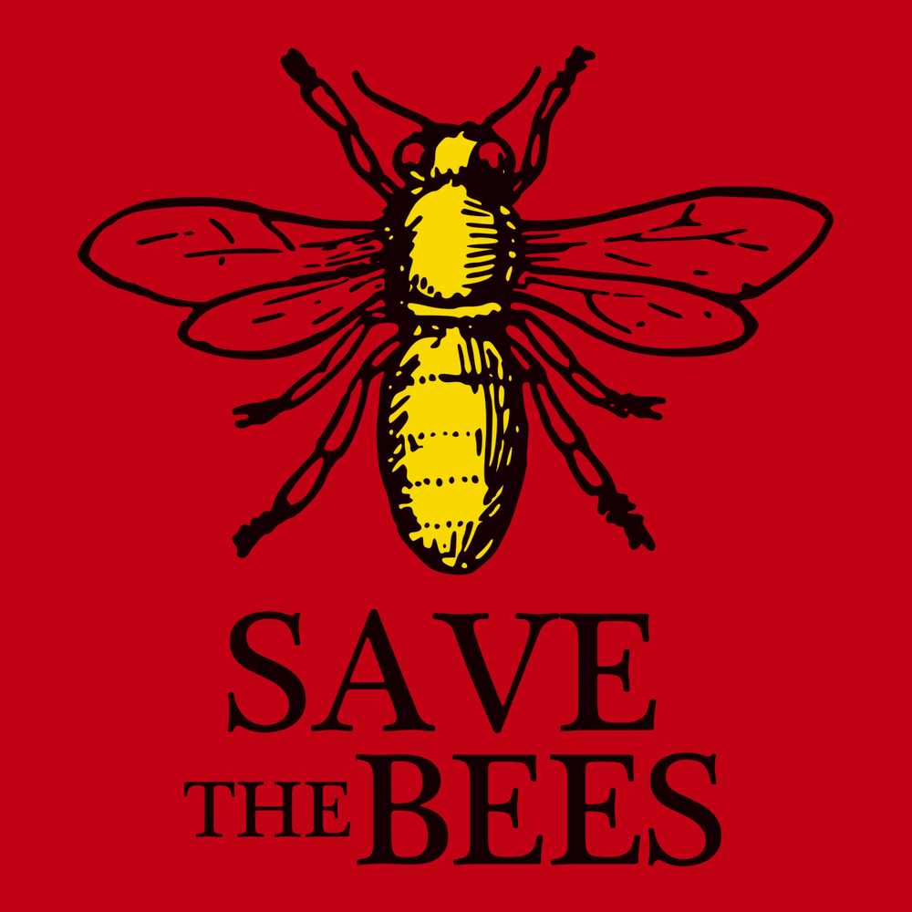 Save The Bees T-Shirt RED