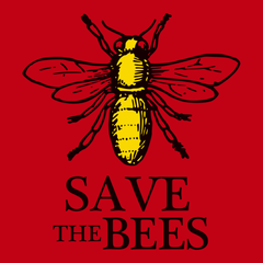 Save The Bees T-Shirt RED