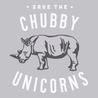 Save The Chubby Unicorns T-Shirt SILVER