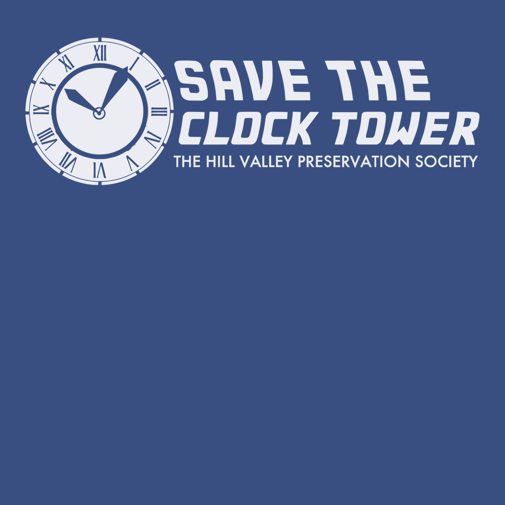 Save The Clock Tower T-Shirt BLUE