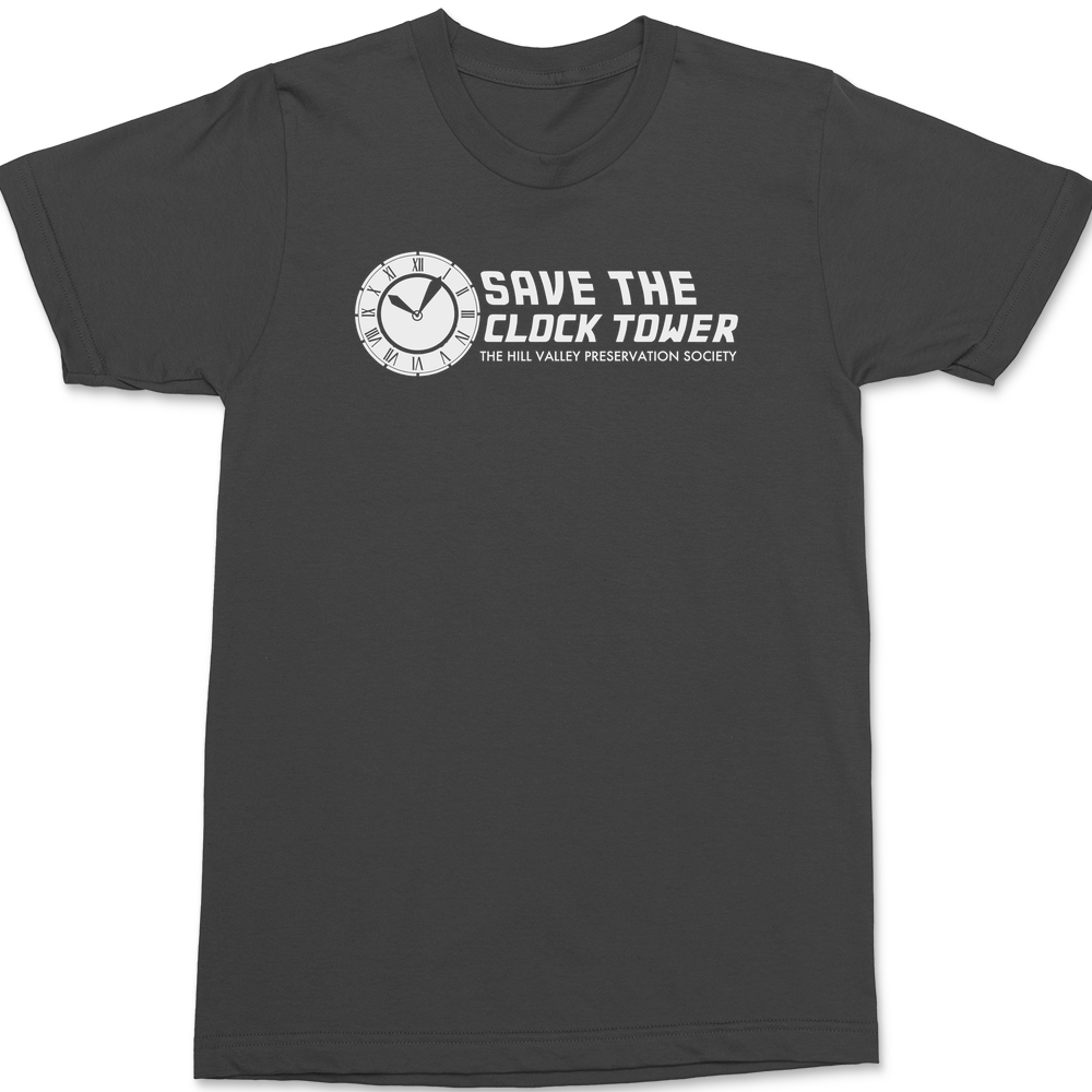 Save The Clock Tower T-Shirt CHARCOAL