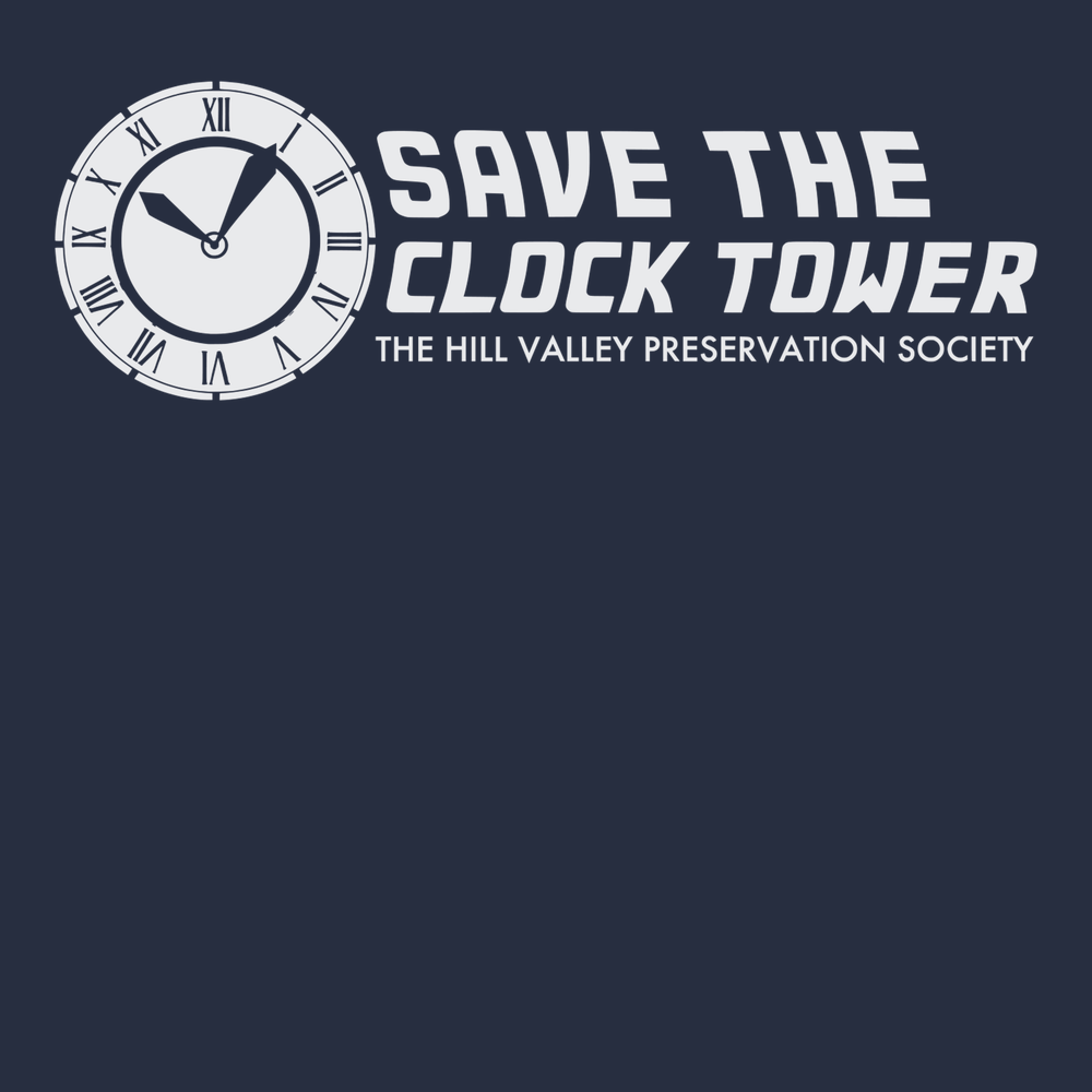 Save The Clock Tower T-Shirt NAVY