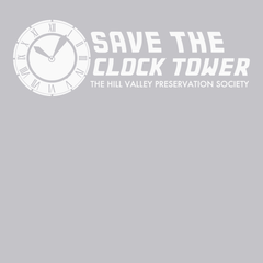Save The Clock Tower T-Shirt SILVER