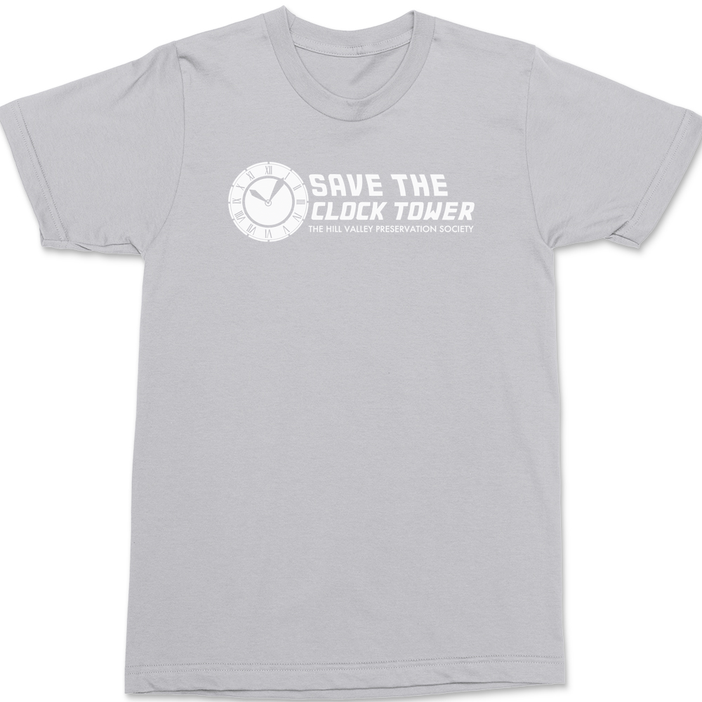 Save The Clock Tower T-Shirt SILVER