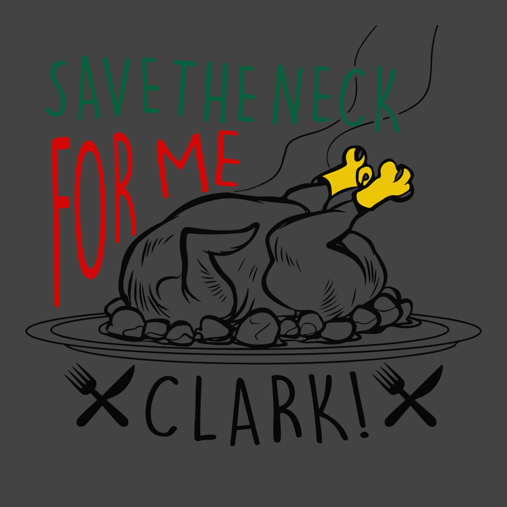 Save The Neck For Me Clark T-Shirt CHARCOAL