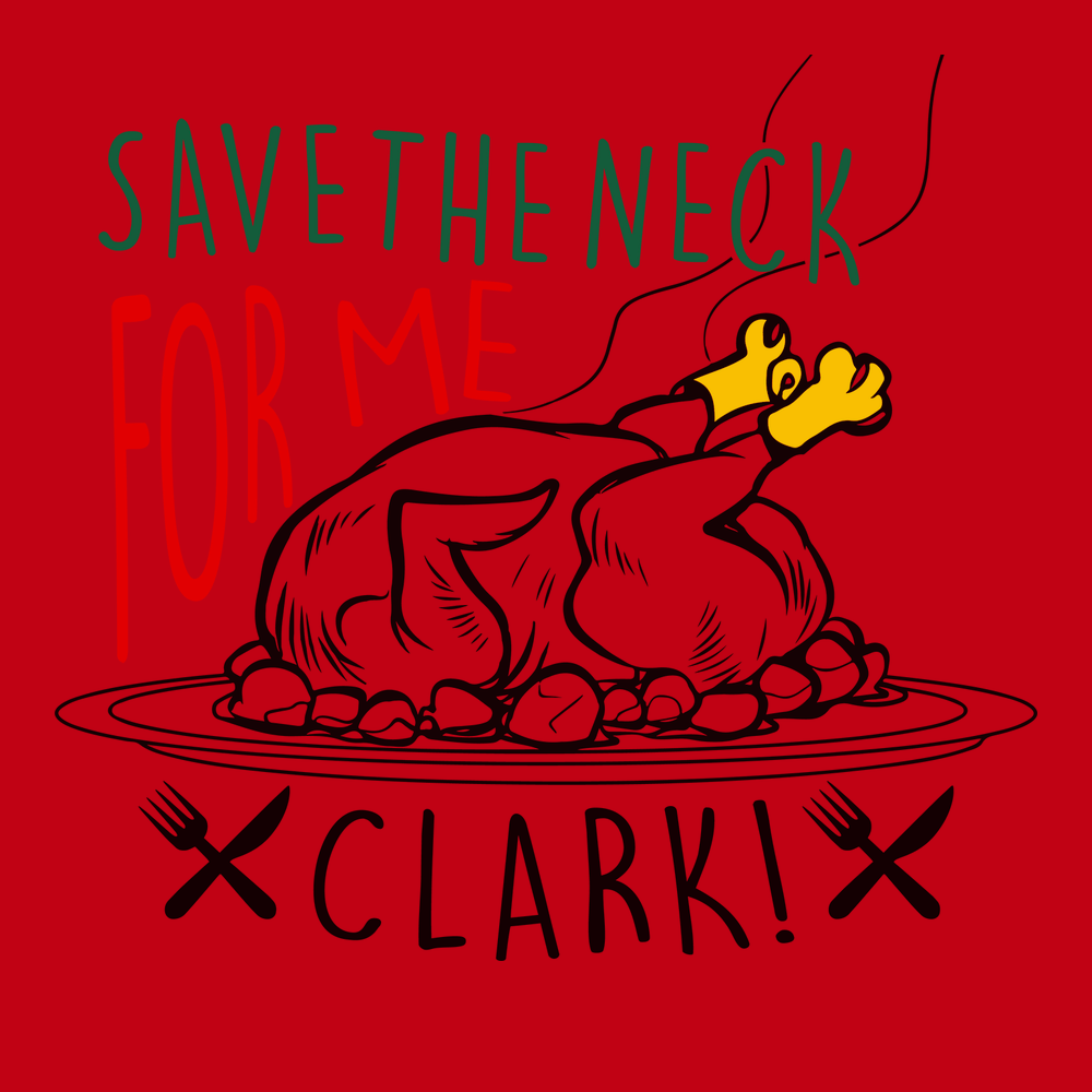 Save The Neck For Me Clark T-Shirt RED
