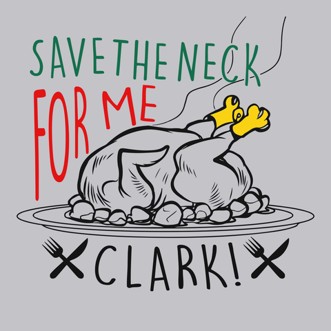 Save The Neck For Me Clark T-Shirt SILVER